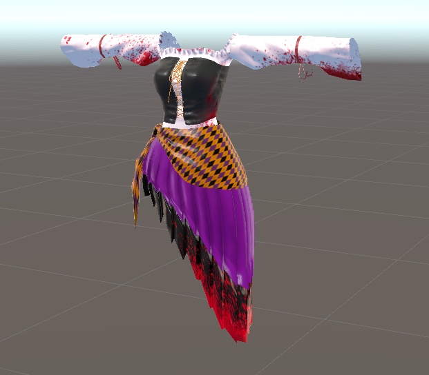 【Simit 専用衣装】ハロウィン衣装 無料 ※血表現有