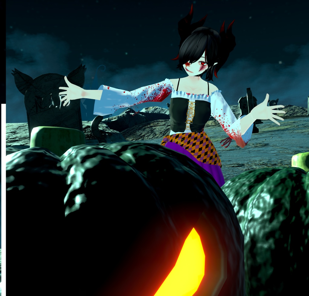 【Simit 専用衣装】ハロウィン衣装 無料 ※血表現有