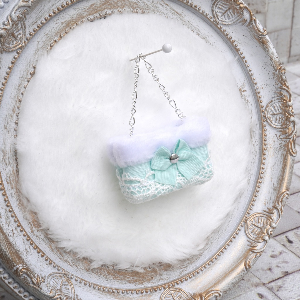 小さなドール用のバッグ ミント