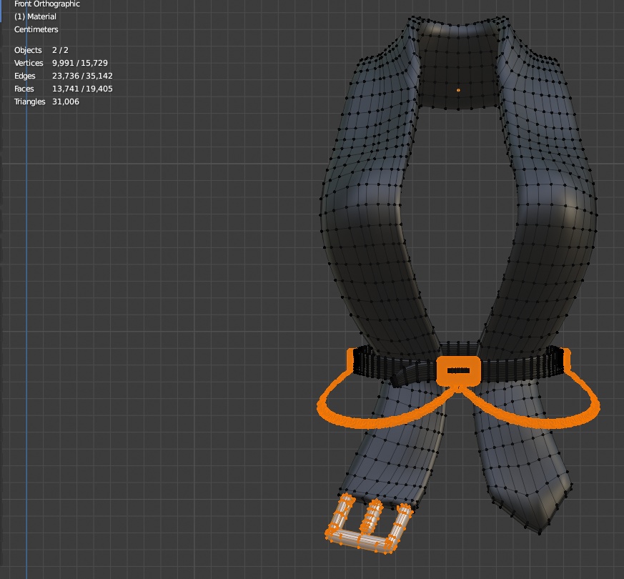 Tight Leather Top VRChat用のトップクロス