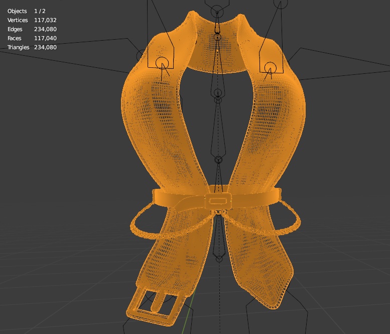 Tight Leather Top VRChat用のトップクロス