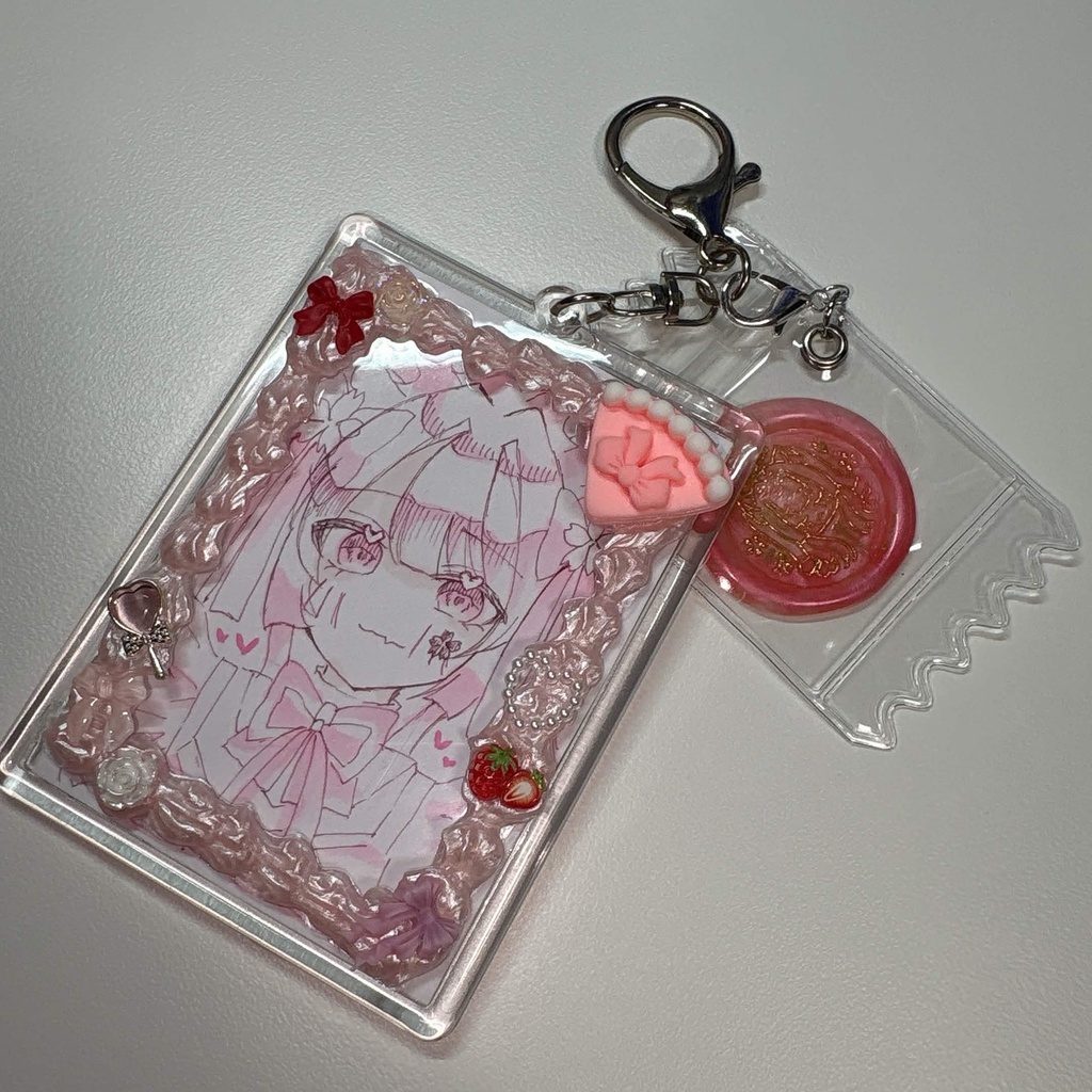 デコ原画キーホルダー トレカサイズ【限定1点】