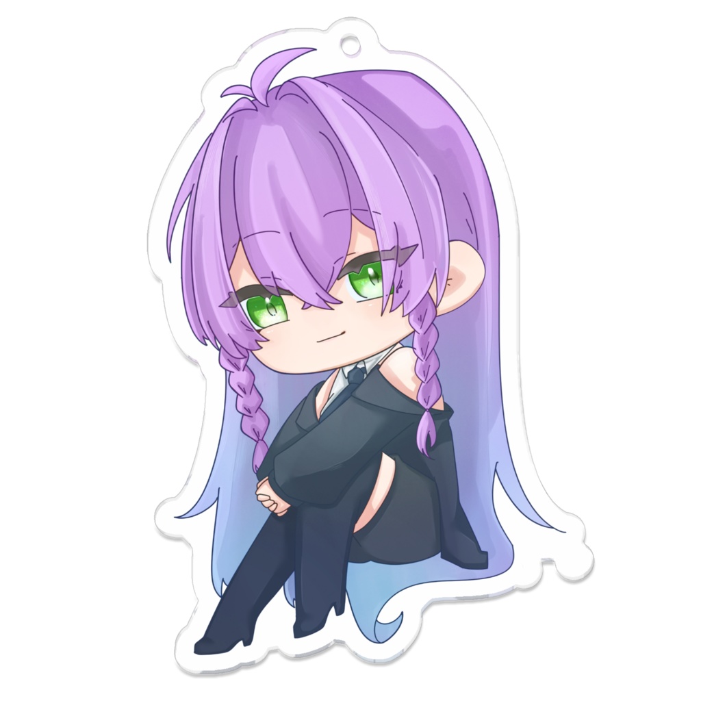 【２周年記念グッツ】アクリルキーホルダー ver.スーツ【みや】