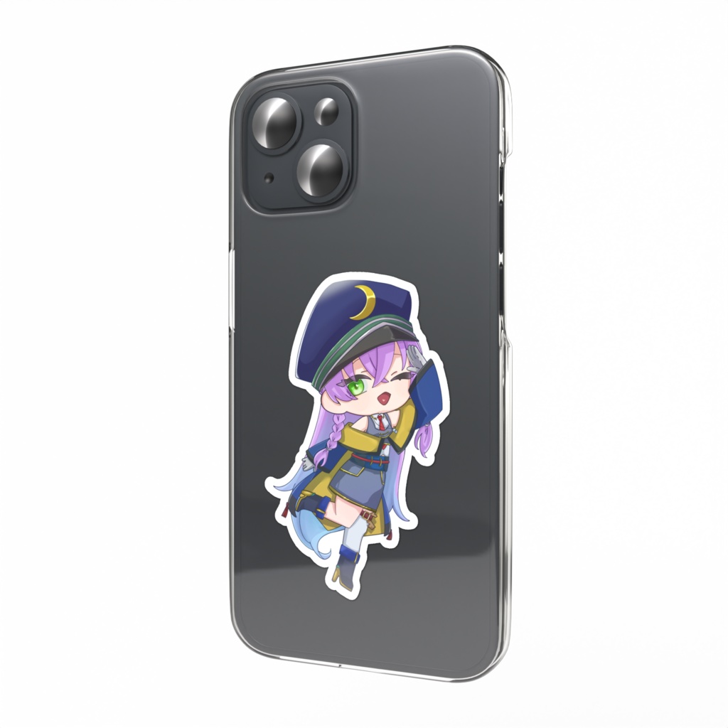 【２周年記念グッツ】スマホステッカー ver.駅長【みや】