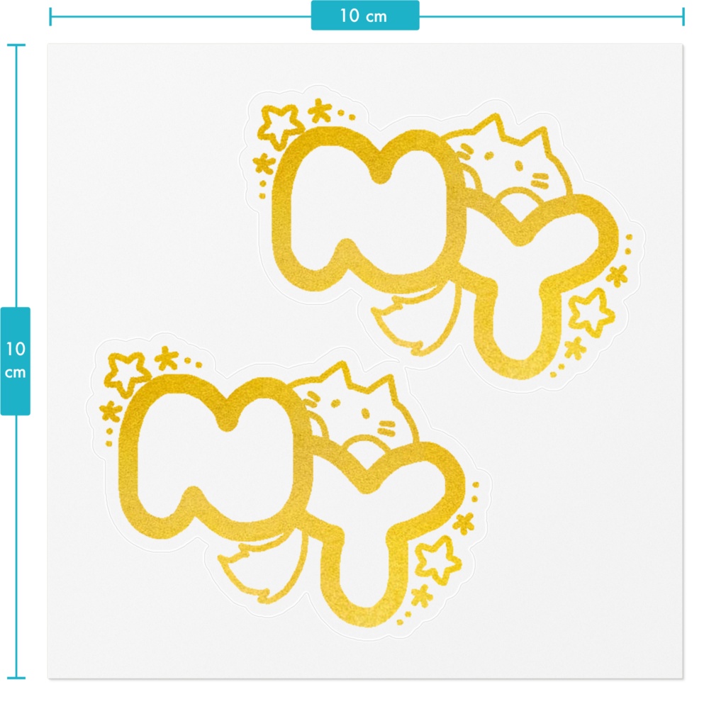 猫夜生誕祭2025 ロゴステッカー