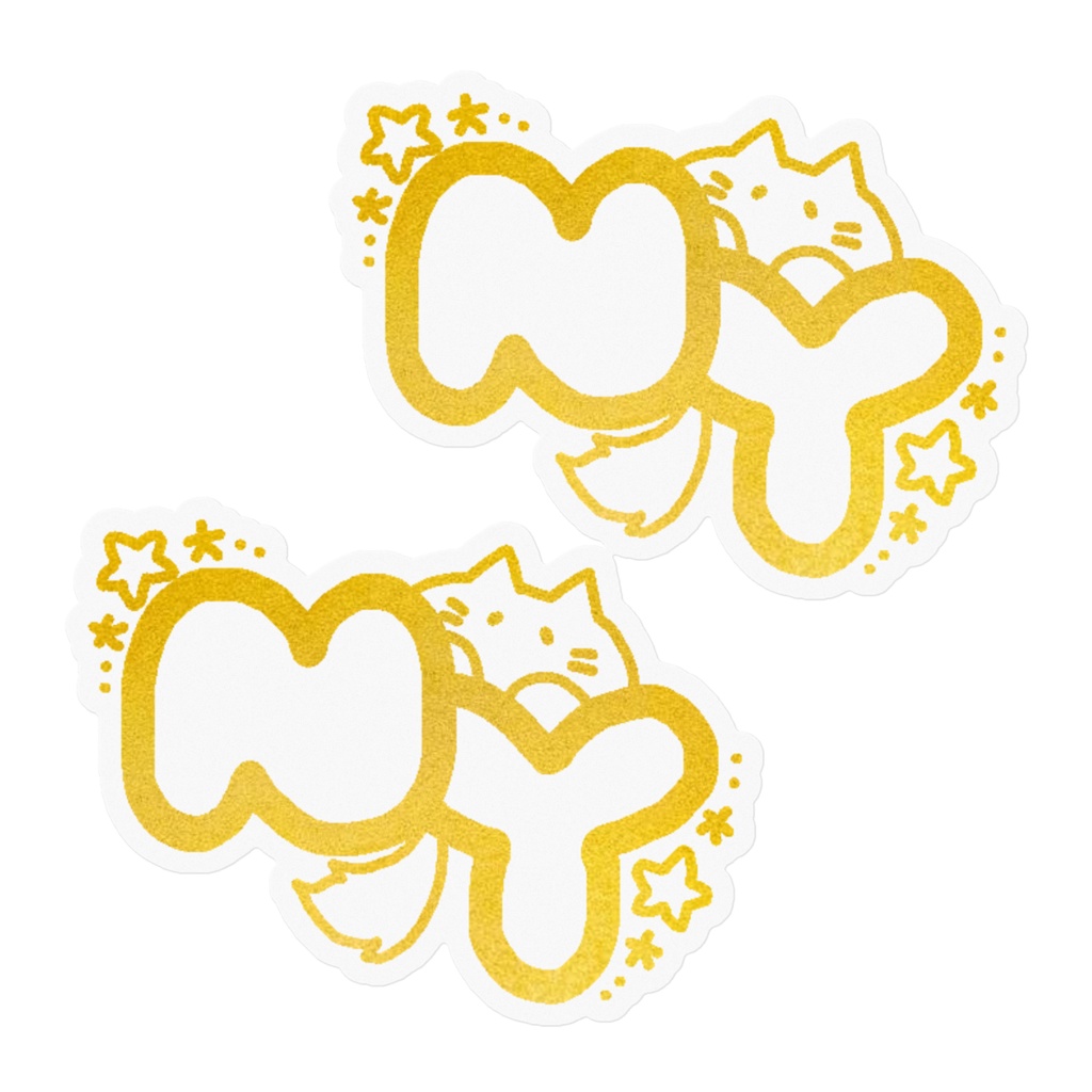 猫夜生誕祭2025 ロゴステッカー