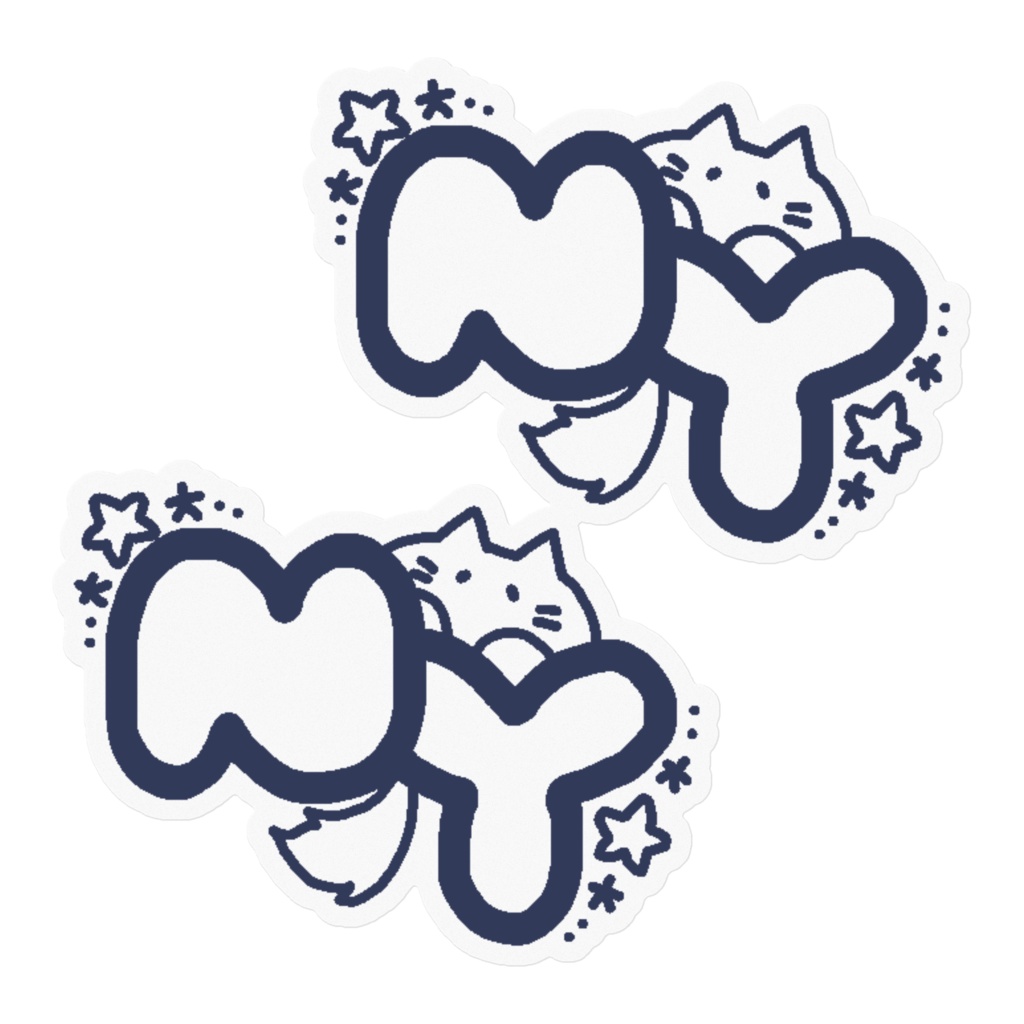 猫夜生誕祭2025 ロゴステッカー