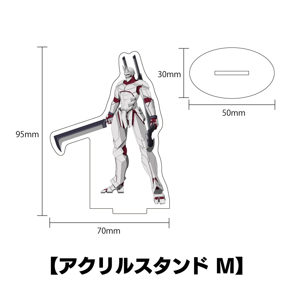 オリジナルキャラクター #02 アクリルスタンド(M / L)