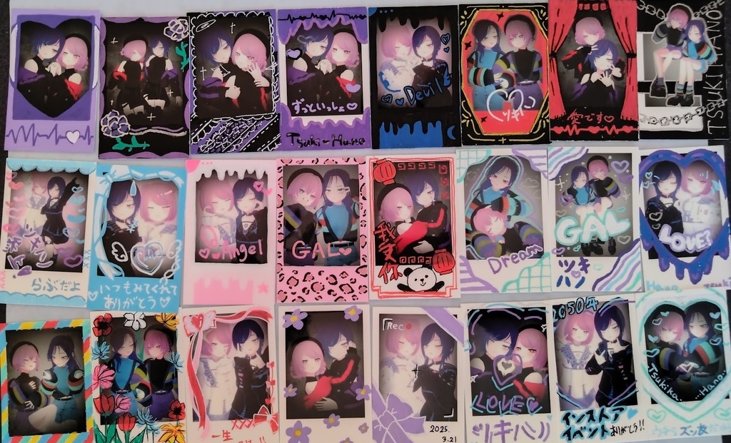 ツキハノランダムチェキ3枚セット ver1