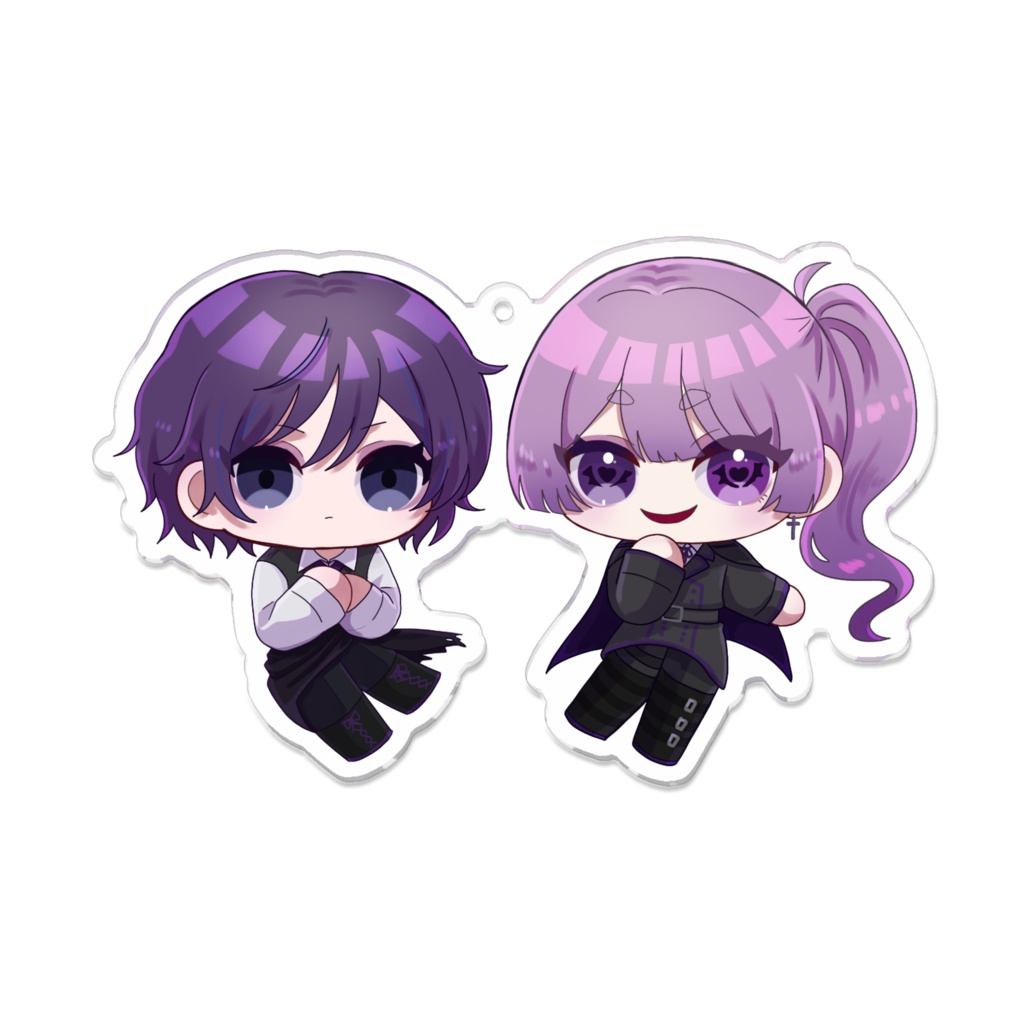 ツキハノ ちびきゃらアクキー