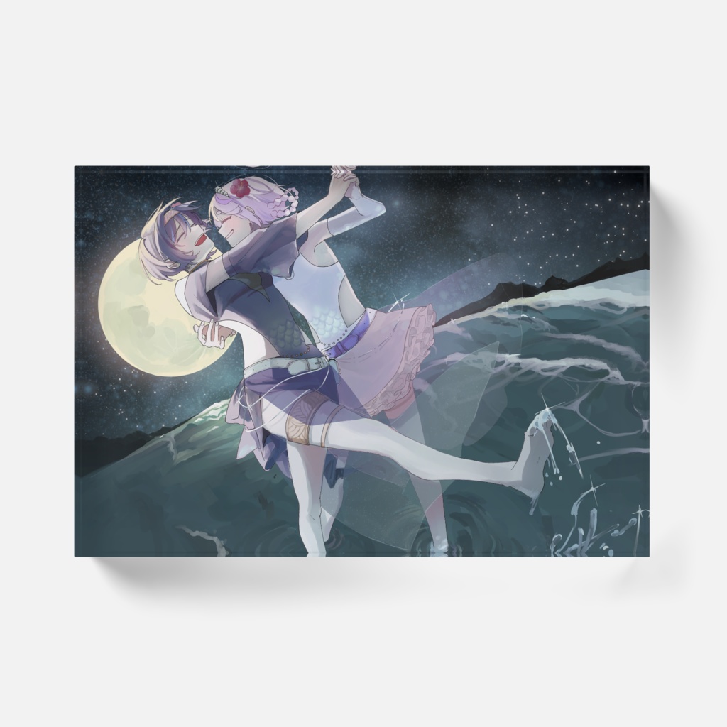 1周年記念 アクリルブロック