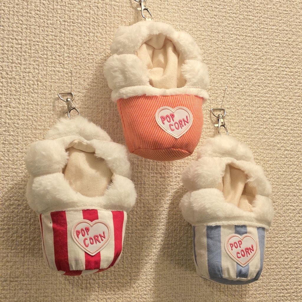 ふわふわポップコーンの着ぐるみ
