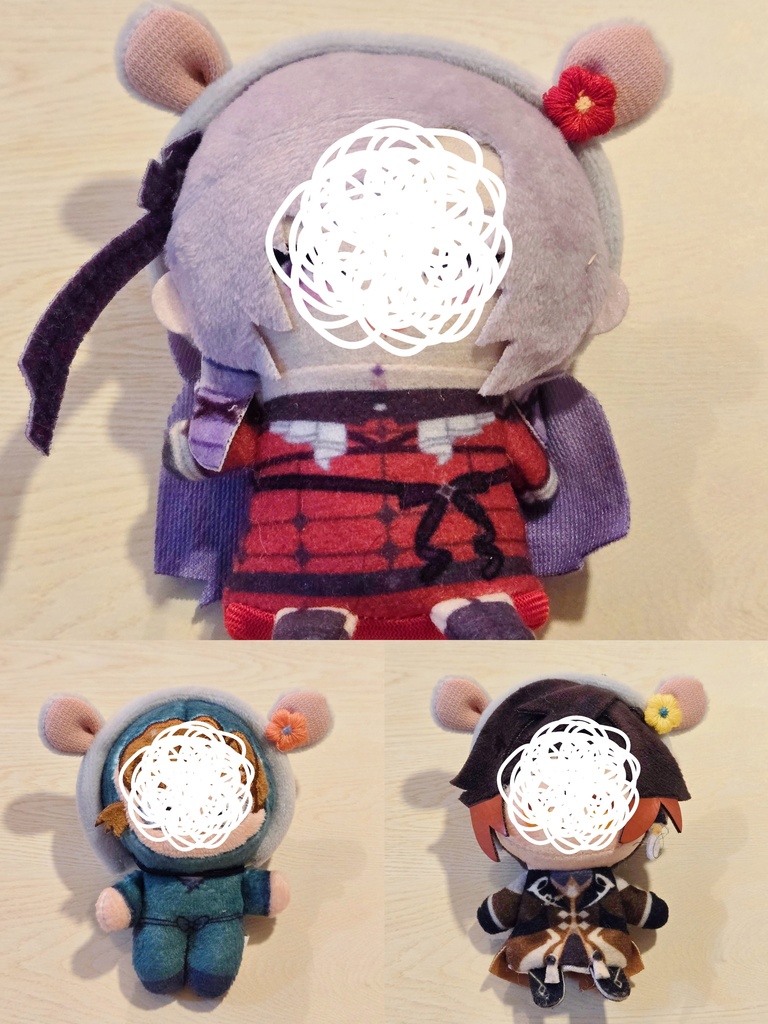 ねずみのヘアバンドお花付き