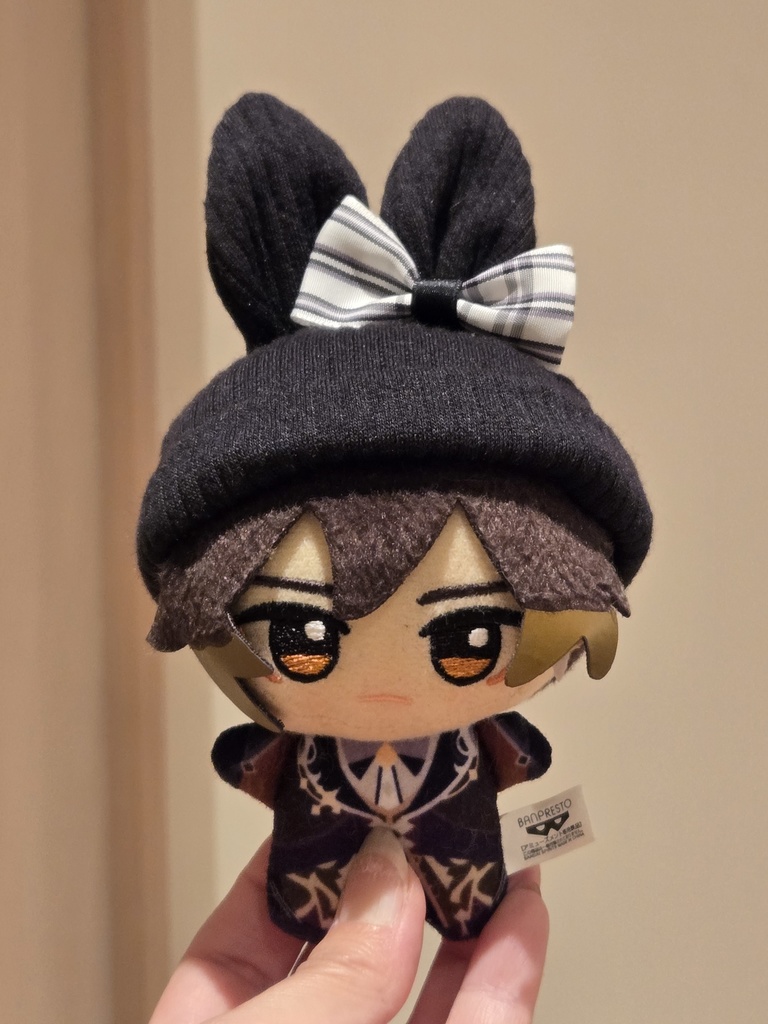 うさ耳ニット帽12cmぬい用