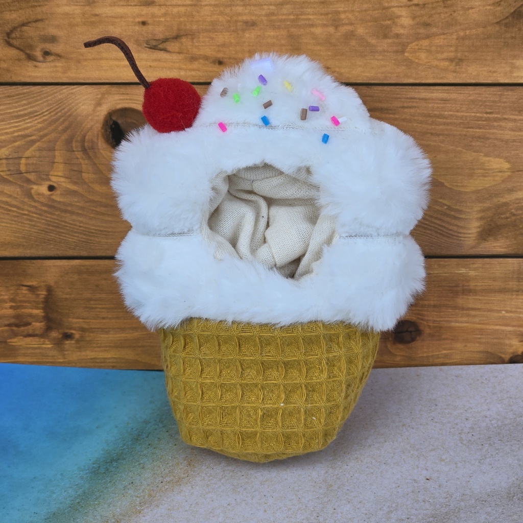 ふわふわフロート(ソフトクリーム)のきぐるみ