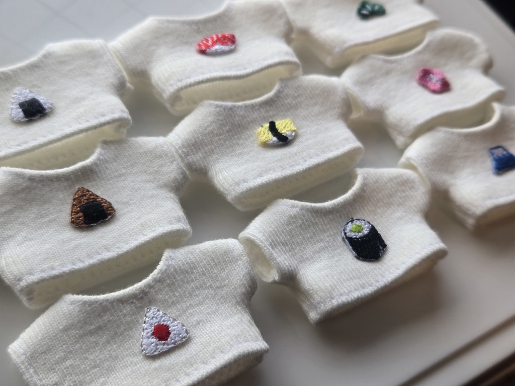 8cmぬい用コットンTシャツ