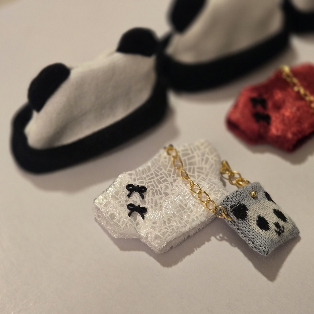 New8cmぬい用パンダセット