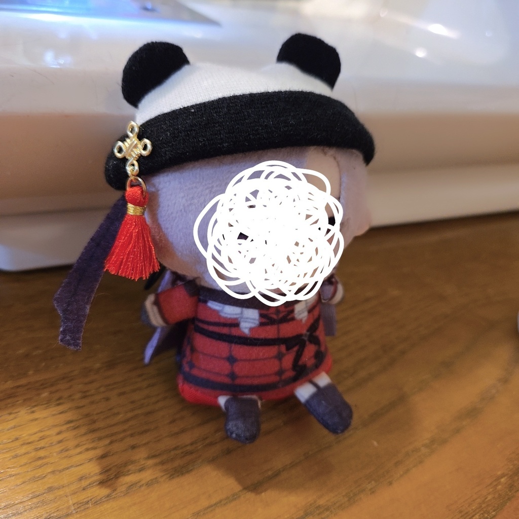 8cmぬい~パペットサイズ パンダニット帽