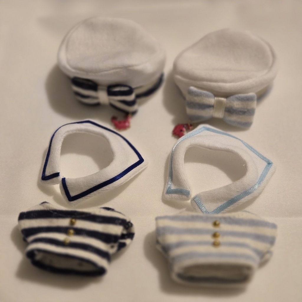 8cmぬい用 セーラーカラー3点セット
