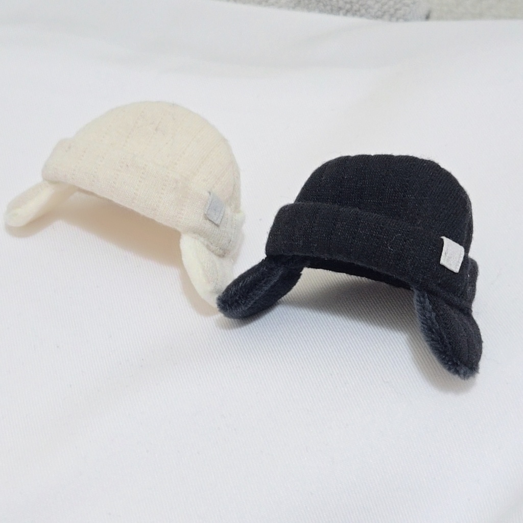 8cmぬい用 垂れ耳ニット帽