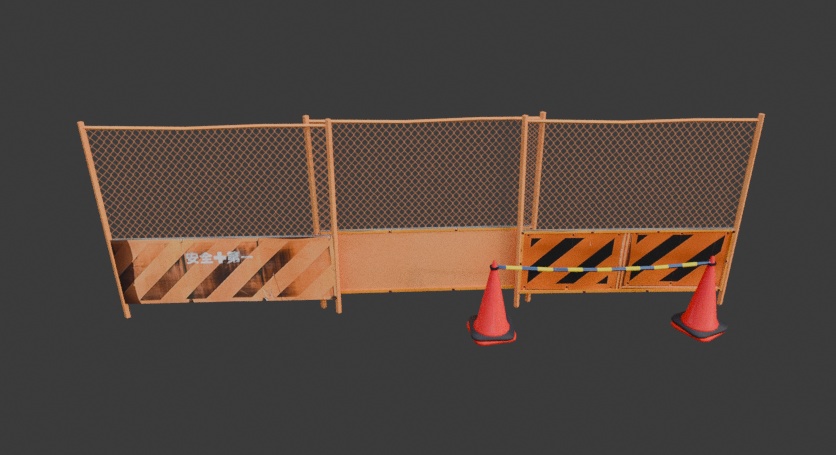 3Dモデル「路地が作れる33点セット」【VRChat向け】