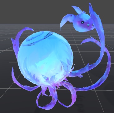 幻想発光クラゲ 3Dモデル【VRC向け】