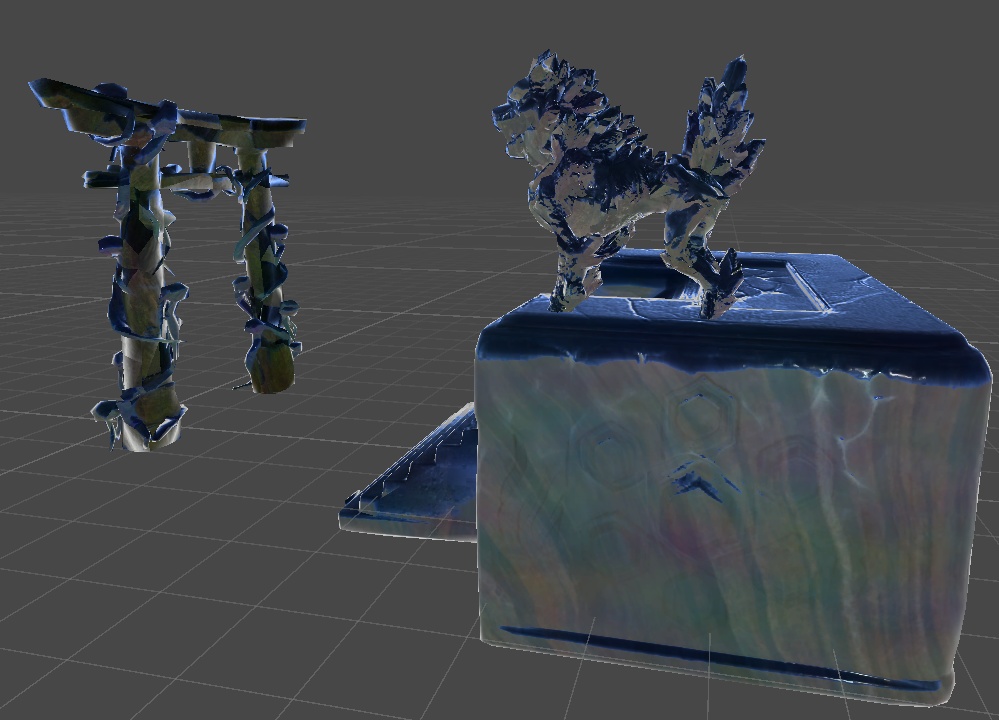 深海鳥居セット - 静的アセット