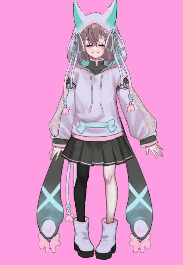 猫耳パーカーLive2D Model
