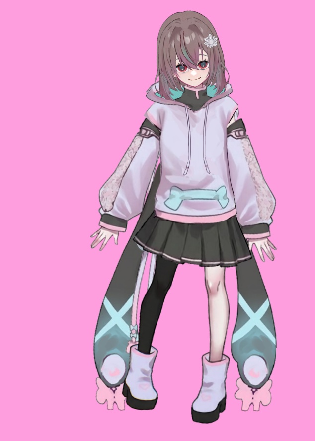 猫耳パーカーLive2D Model