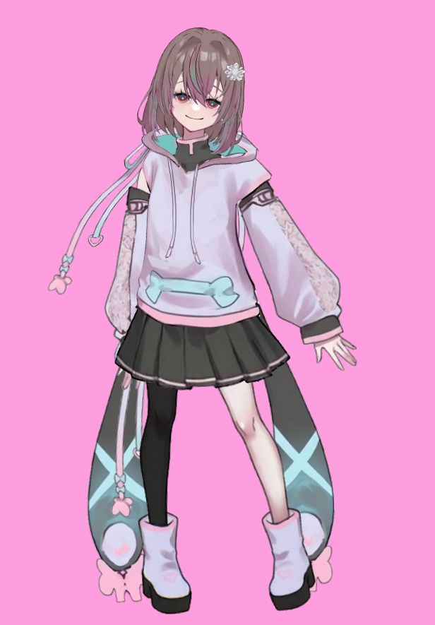 猫耳パーカーLive2D Model