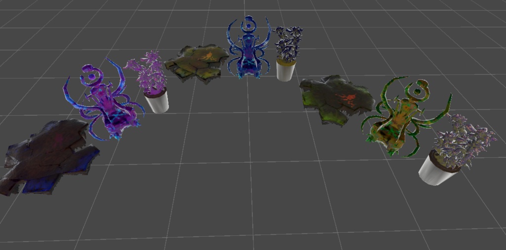 深海Δ 家具 3点セット カラーバリエーション3-4種