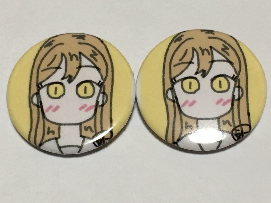 魔除けの缶バッジ(沼津のアレの様なもの)