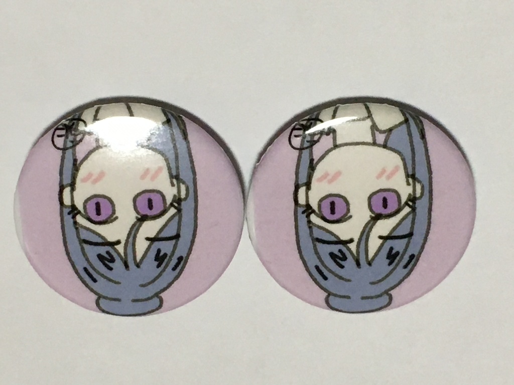 魔除けの缶バッジ(沼津のアレの様なもの)