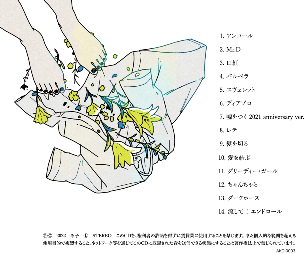 あなたの乞いのゆく末は/あ子 2nd Album