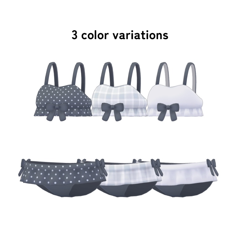 【まめふれんず対応】Petitebow Swim