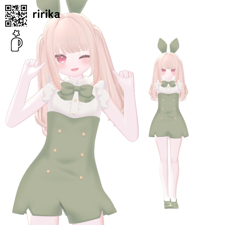【6アバター対応】Adorable Rabbit