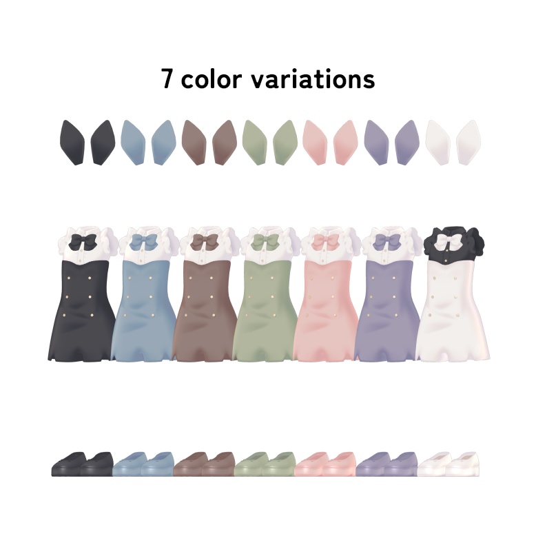 【6アバター対応】Adorable Rabbit