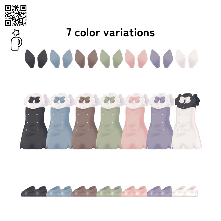 【6アバター対応】Adorable Rabbit