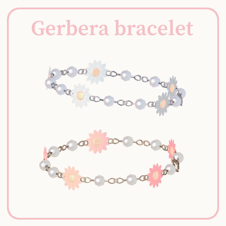 Gerbera bracelet