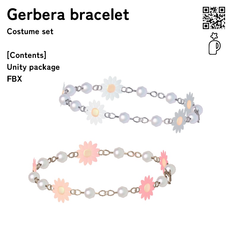Gerbera bracelet