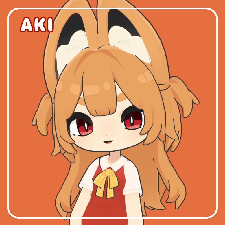 【3アバター対応】ふわふわハーフツイン