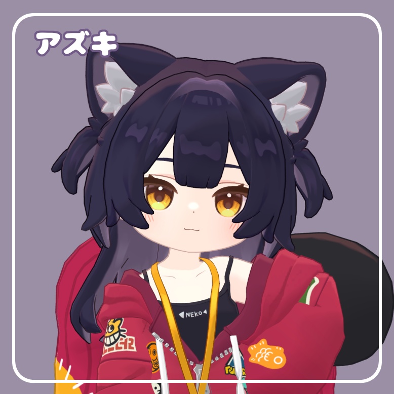 【3アバター対応】ふわふわハーフツイン