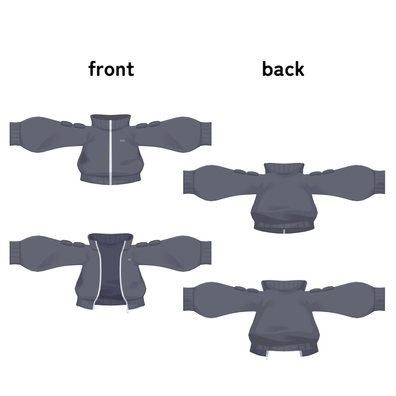 【7アバター対応】Cropped jacket