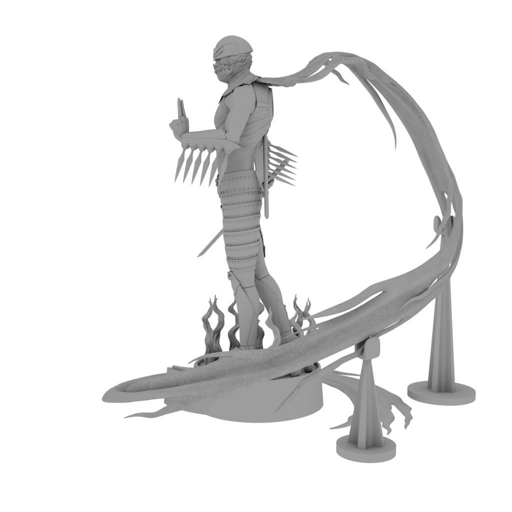 【3Dプリンター】忍 -SHINOBI- 秀真 (stlファイル)