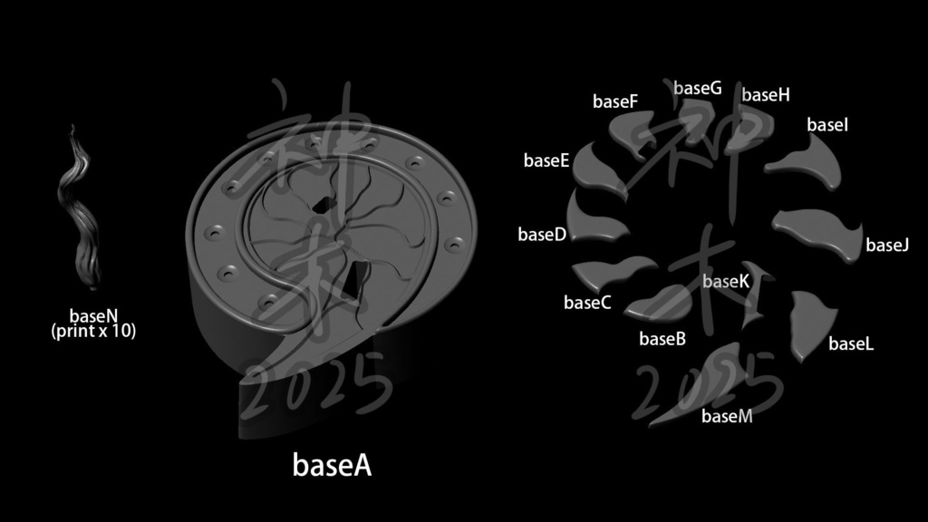 【3Dプリンター】忍 -SHINOBI- 秀真 (stlファイル)