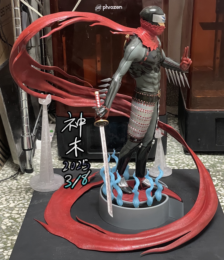 【3Dプリンター】忍 -SHINOBI- 秀真 (stlファイル)