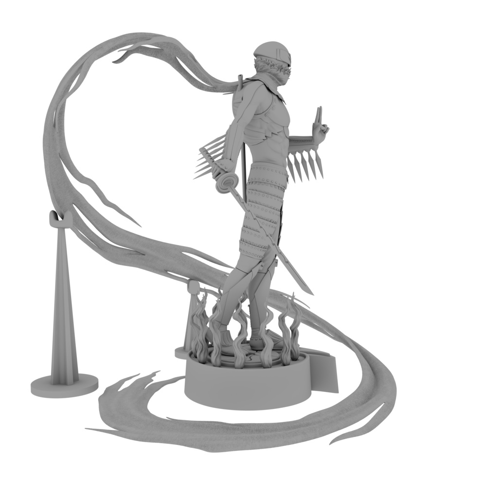 【3Dプリンター】忍 -SHINOBI- 秀真 (stlファイル)