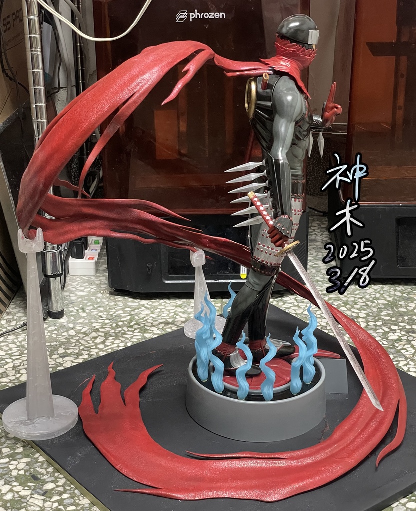 【3Dプリンター】忍 -SHINOBI- 秀真 (stlファイル)