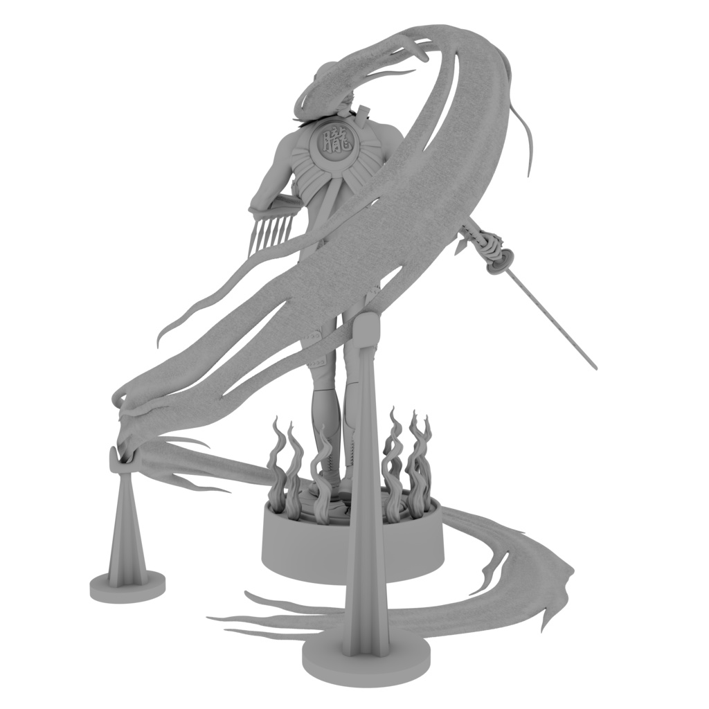 【3Dプリンター】忍 -SHINOBI- 秀真 (stlファイル)