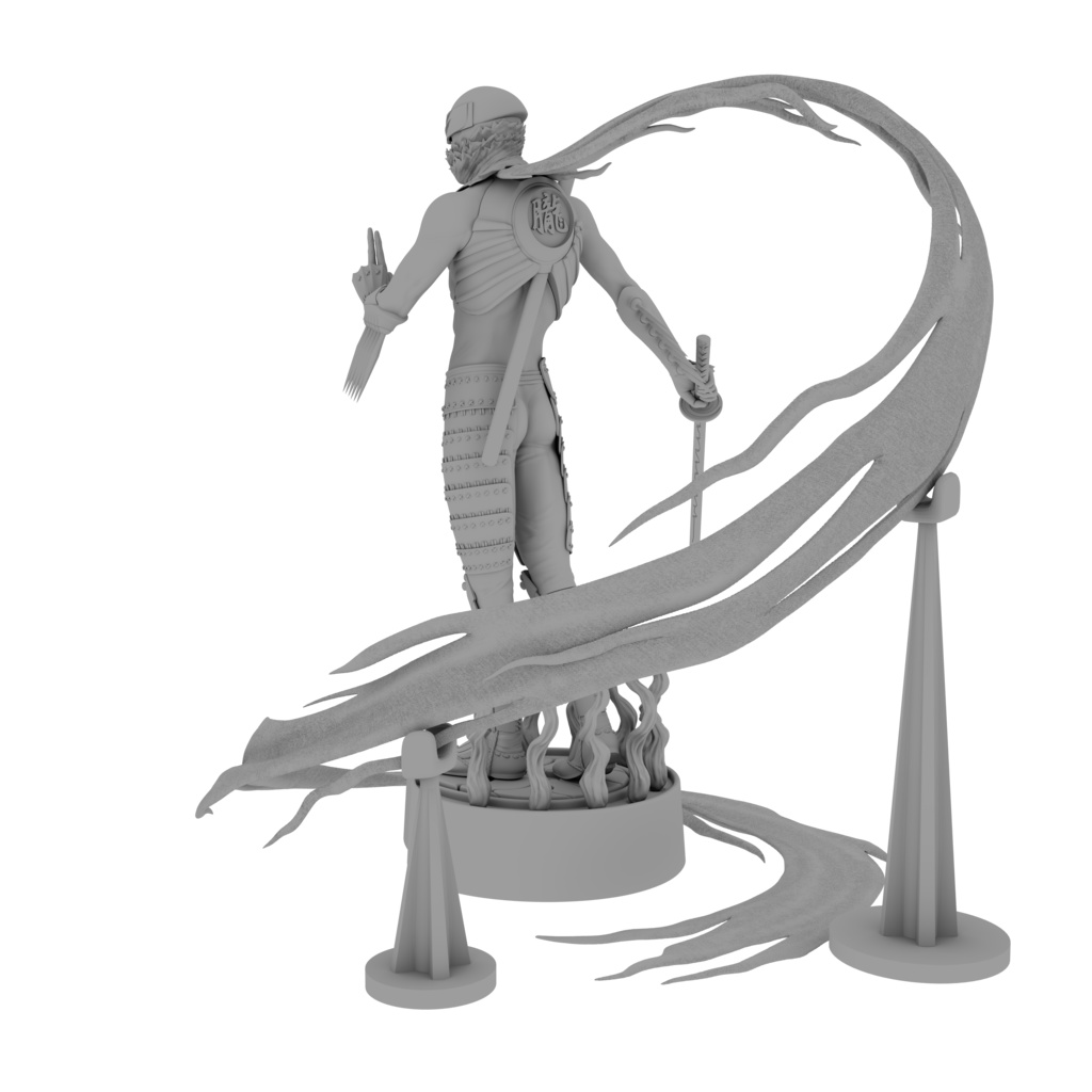 【3Dプリンター】忍 -SHINOBI- 秀真 (stlファイル)